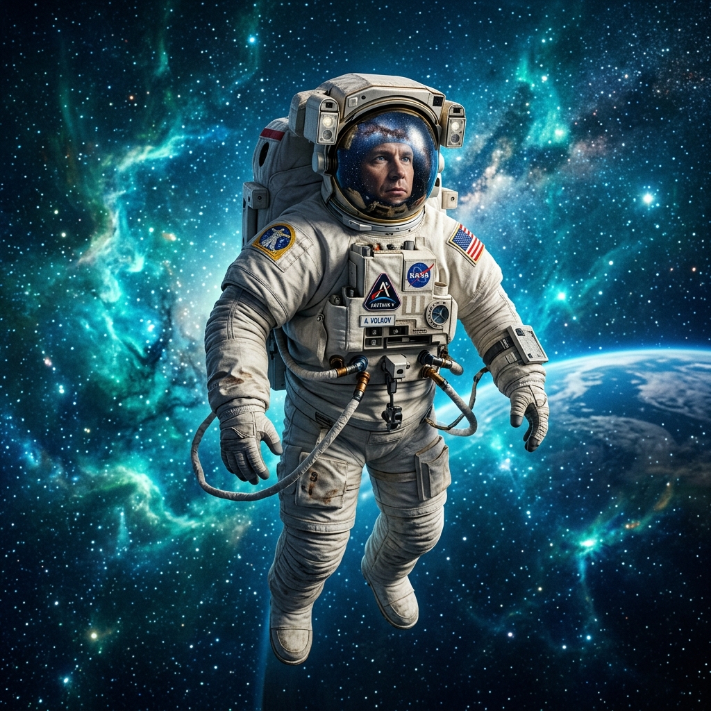 Astronaut 4K portrait